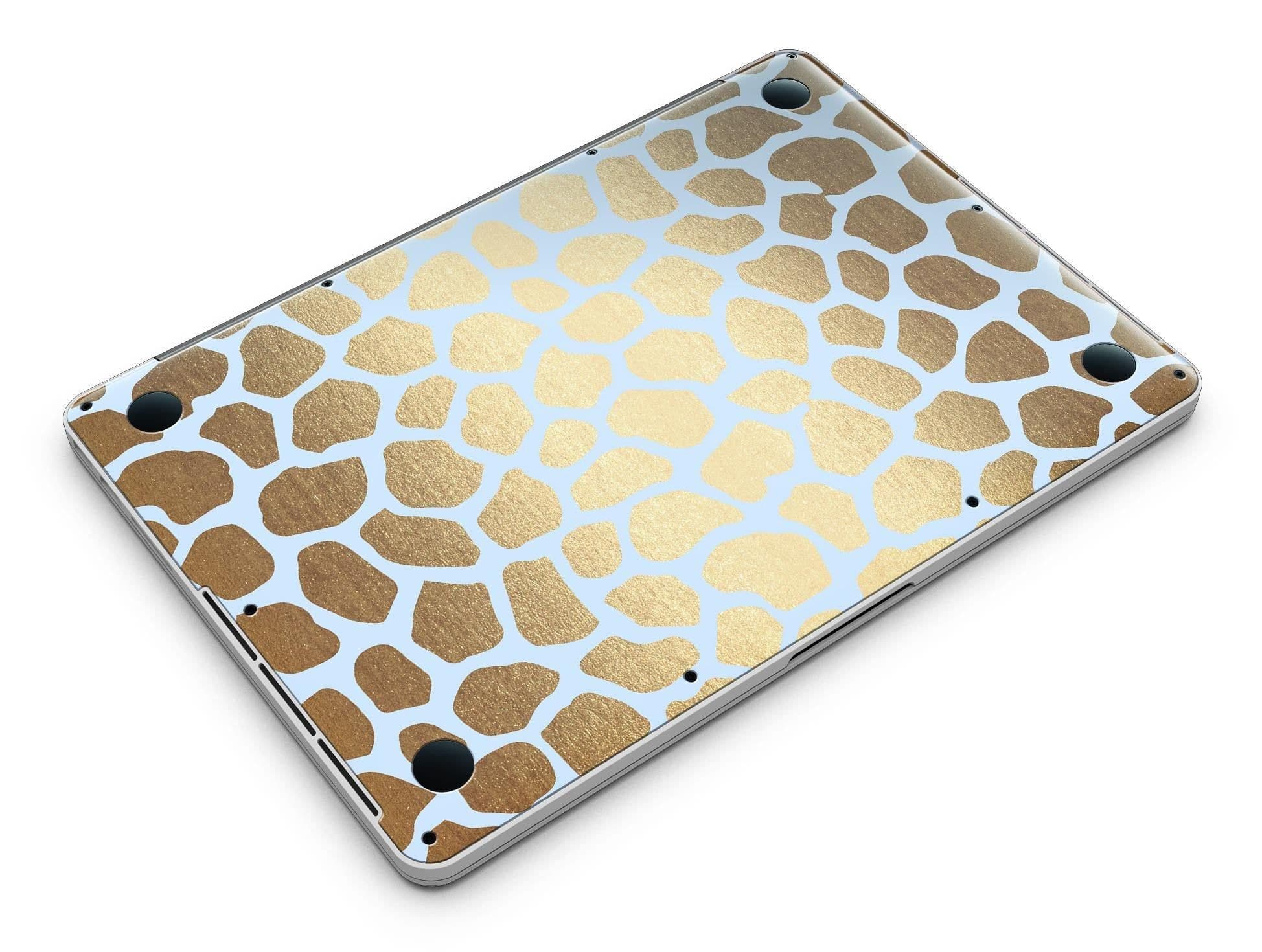 image-Gold Flaked Animal Light Blue 3 - MacBook Pro with Retina Display