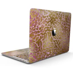 image-Gold Flaked Animal Pink - MacBook Pro with Touch Bar Skin Kit