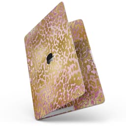image-Gold Flaked Animal Pink - MacBook Pro with Touch Bar Skin Kit