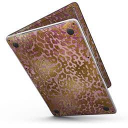 image-Gold Flaked Animal Pink - MacBook Pro with Touch Bar Skin Kit