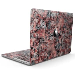 image-Abstract Wet Paint Pale Pink - MacBook Pro with Touch Bar Skin Kit
