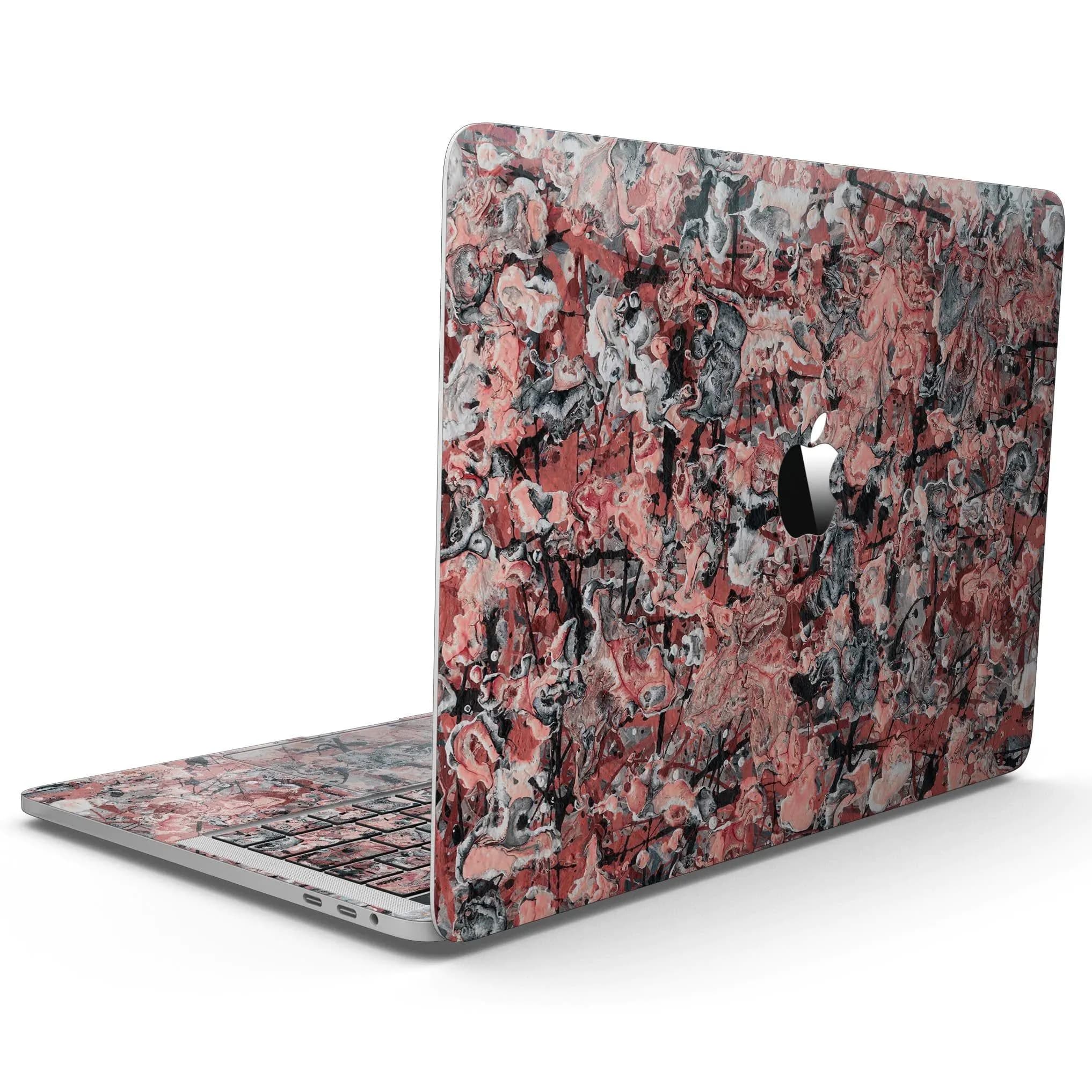 image-Abstract Wet Paint Pale Pink - MacBook Pro with Touch Bar Skin Kit