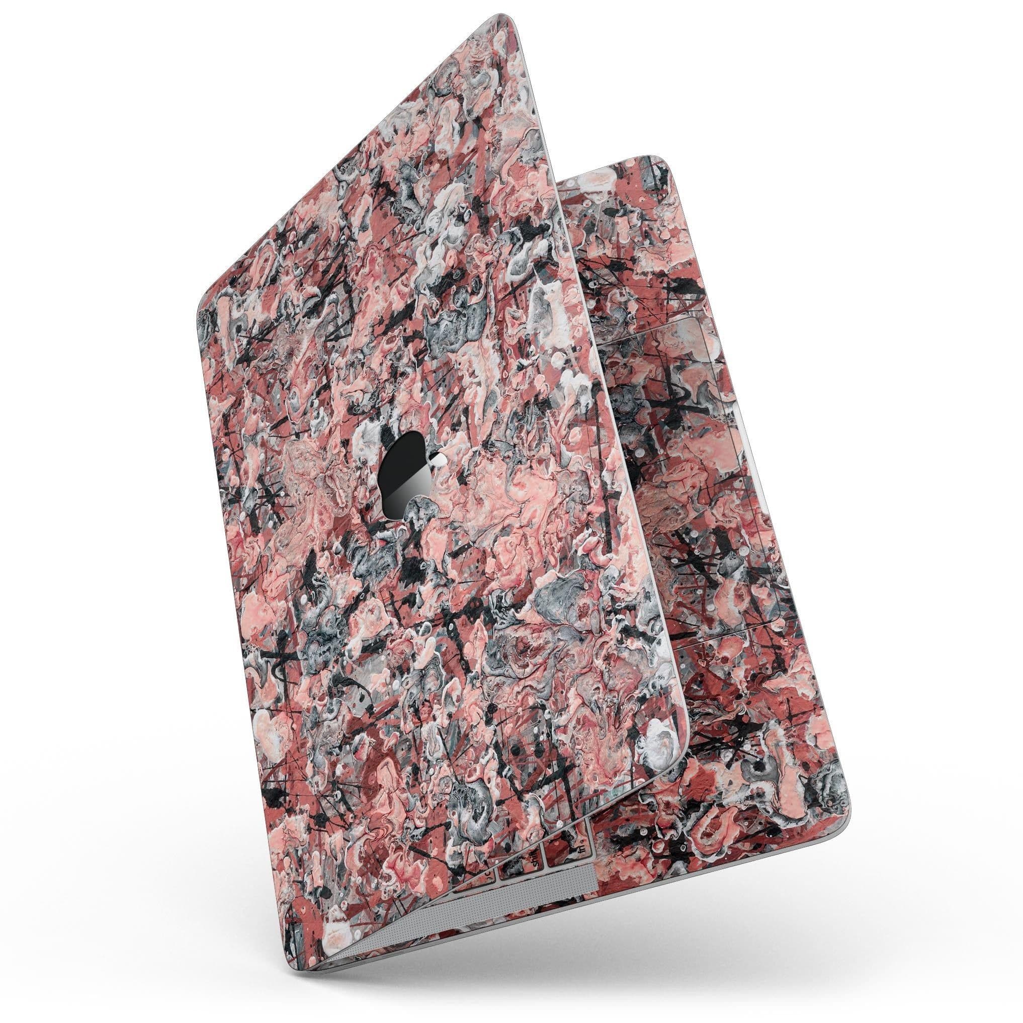 image-Abstract Wet Paint Pale Pink - MacBook Pro with Touch Bar Skin Kit