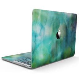 image-Green 979 Absorbed Watercolor Texture - MacBook Pro with Touch Bar