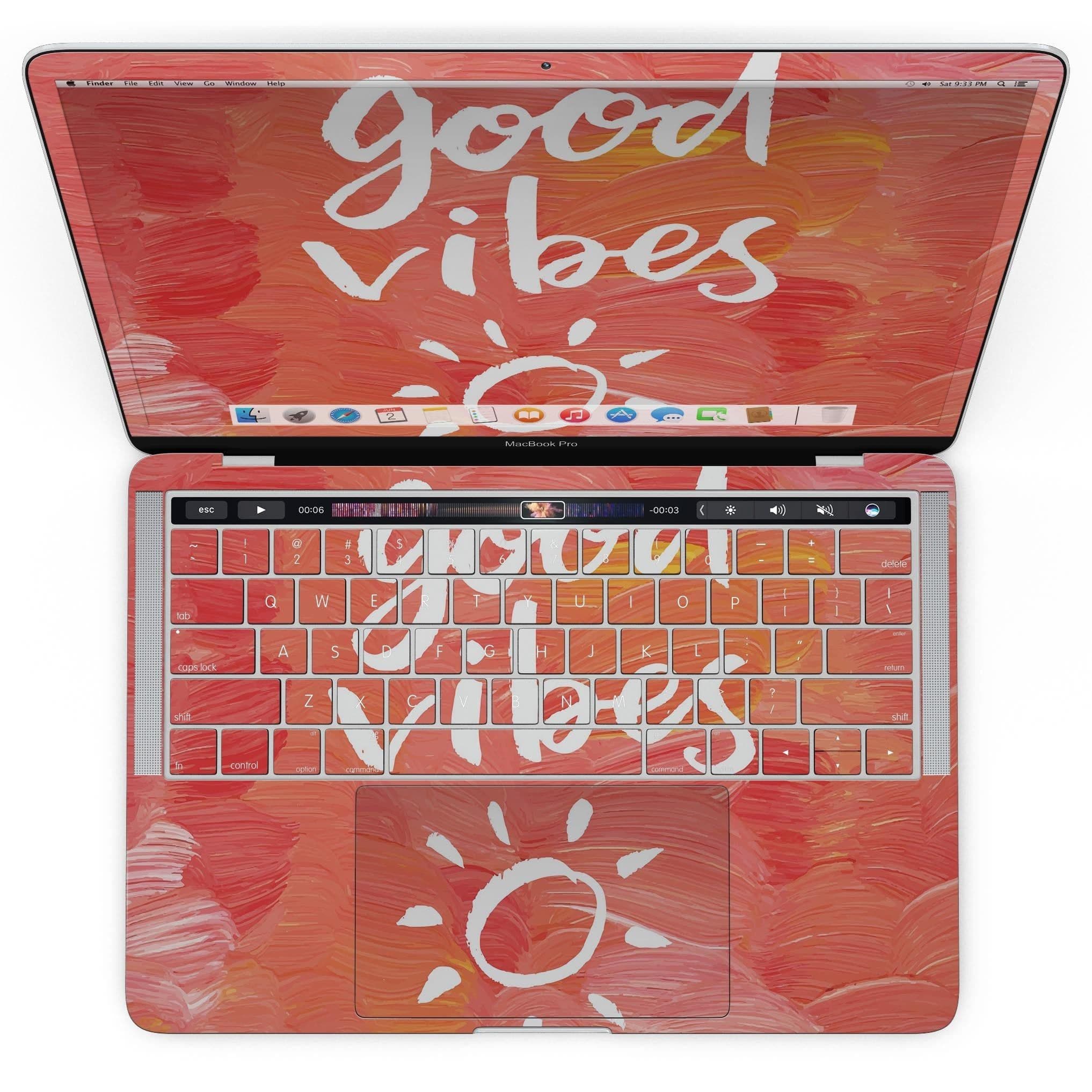 image-Good Vibes - MacBook Pro with Touch Bar Skin Kit