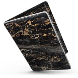 image-Black and Gold Marble Surface - MacBook Pro with Touch Bar Skin Kit