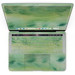 image-Green 321 Absorbed Watercolor Texture - MacBook Pro with Touch Bar