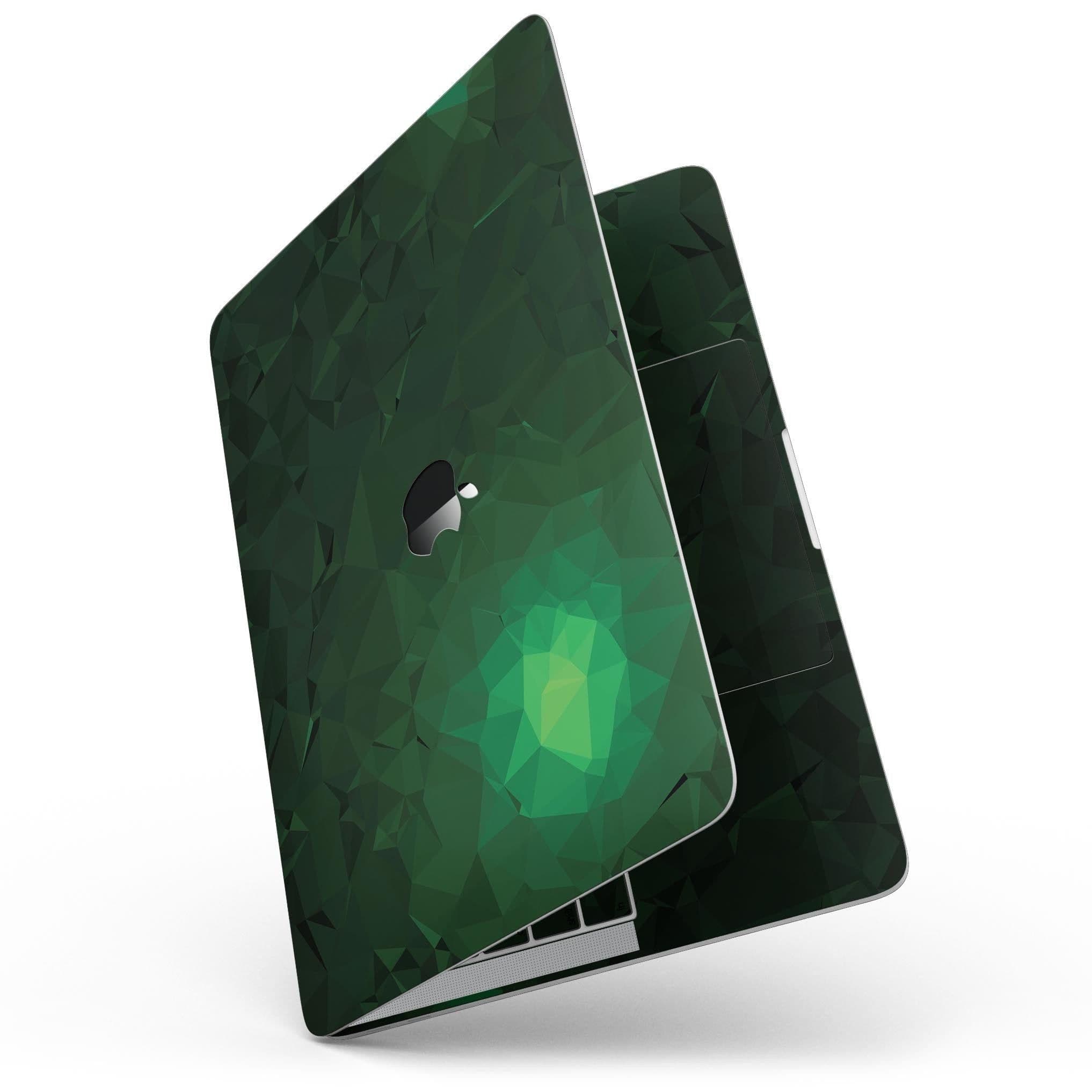 image-Abstract Green Geometric Shapes - MacBook Pro with Touch Bar Skin Kit