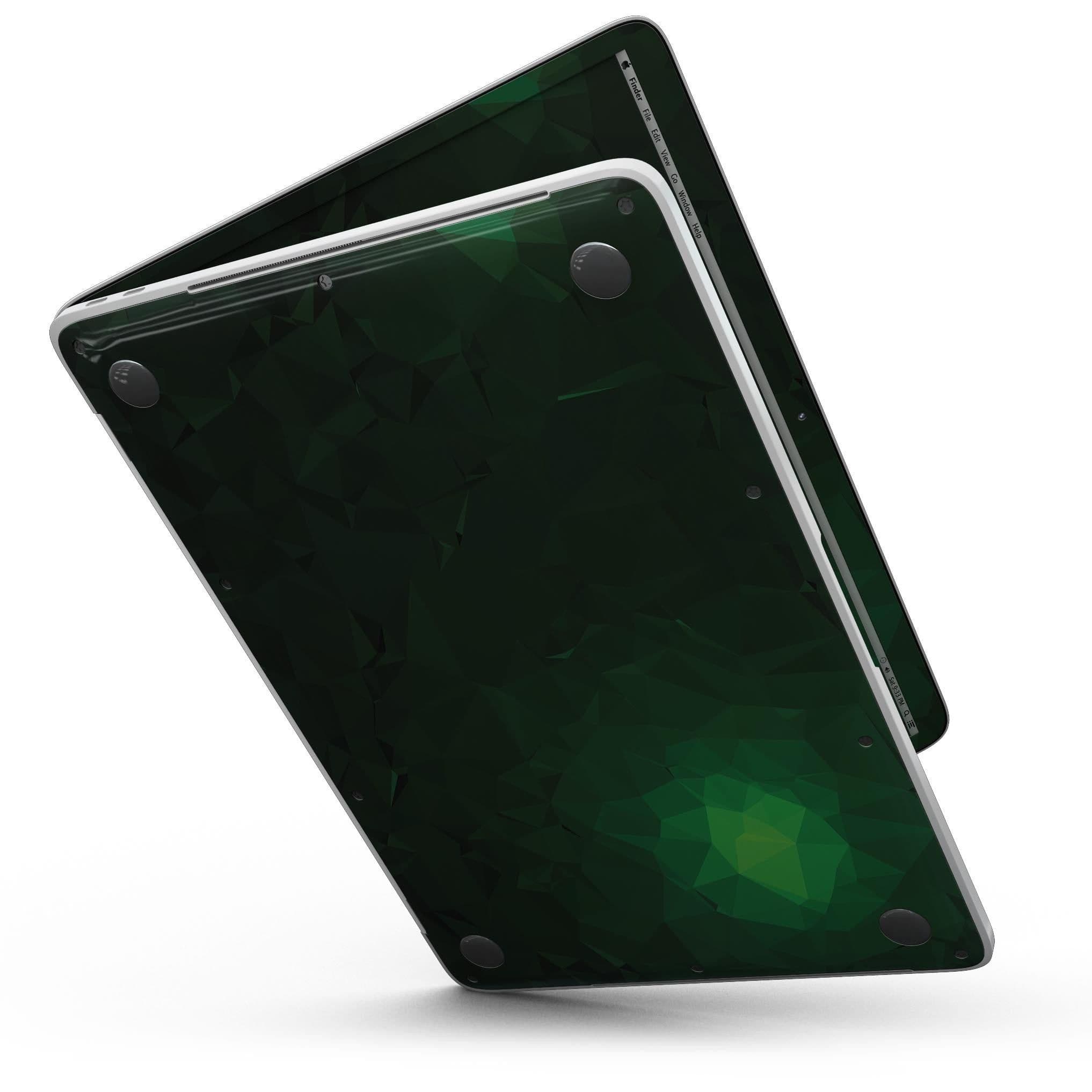 image-Abstract Green Geometric Shapes - MacBook Pro with Touch Bar Skin Kit