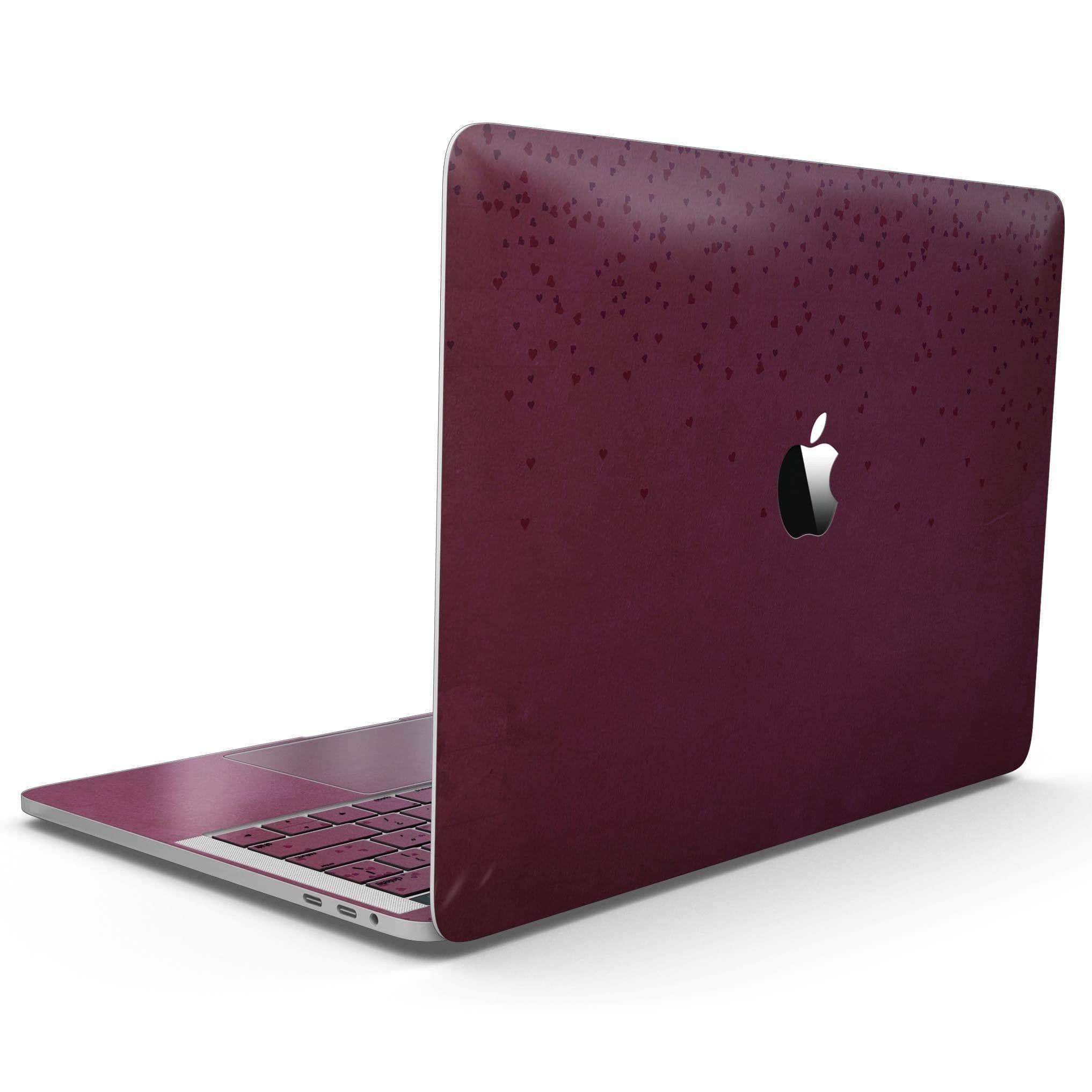 image-50 Shades of Burgandy Micro Hearts - MacBook Pro with Touch Bar Skin