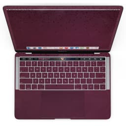 image-50 Shades of Burgandy Micro Hearts - MacBook Pro with Touch Bar Skin