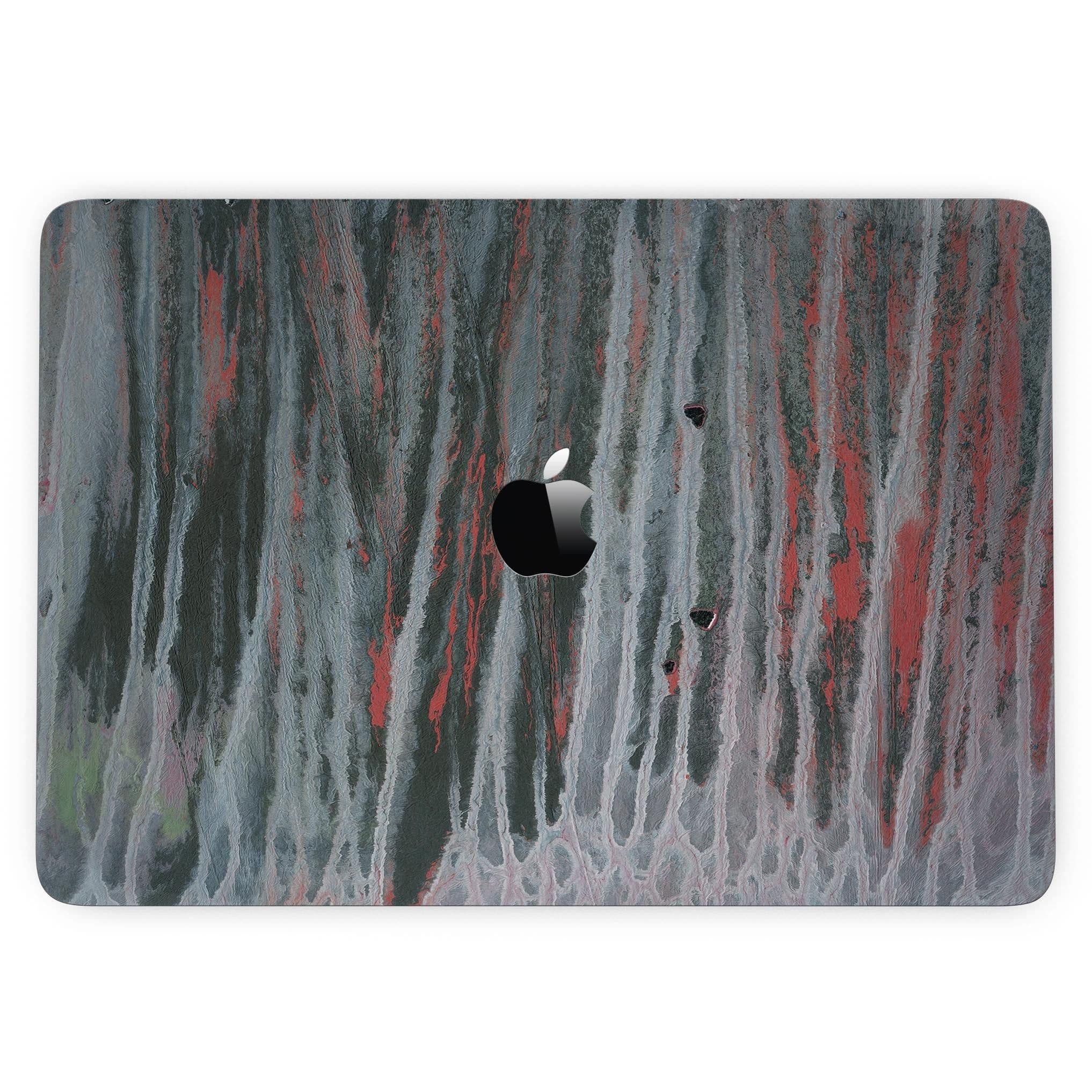 image-Abstract Wet Paint Smoke Red - MacBook Pro with Touch Bar Skin Kit