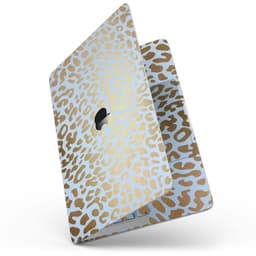 image-Gold Flaked Animal Light Blue 2 - MacBook Pro with Touch Bar Skin Kit