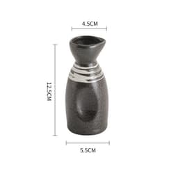 image-Japanese Style Ceramic Wine Pot - Handmade Baijiu Carafe
