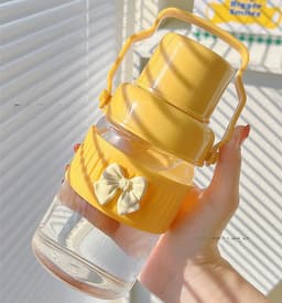image-Niche Portable Children's Cute Glass Water Cup