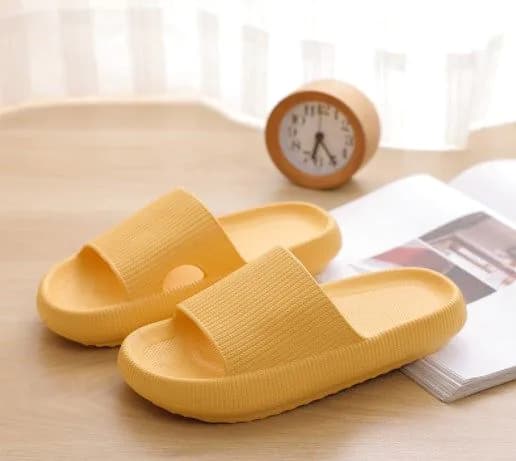 image-New style slippers for women, home couples, indoor hotel slippers, summer EVA home bathroom sandals and slippers for men