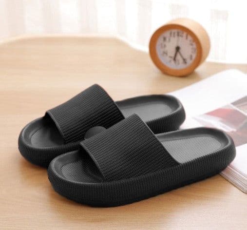 image-New style slippers for women, home couples, indoor hotel slippers, summer EVA home bathroom sandals and slippers for men