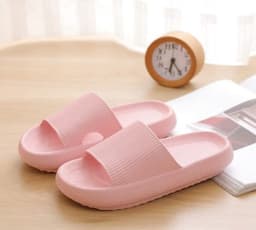 image-New style slippers for women, home couples, indoor hotel slippers, summer EVA home bathroom sandals and slippers for men