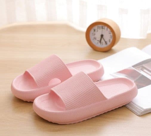 image-New style slippers for women, home couples, indoor hotel slippers, summer EVA home bathroom sandals and slippers for men