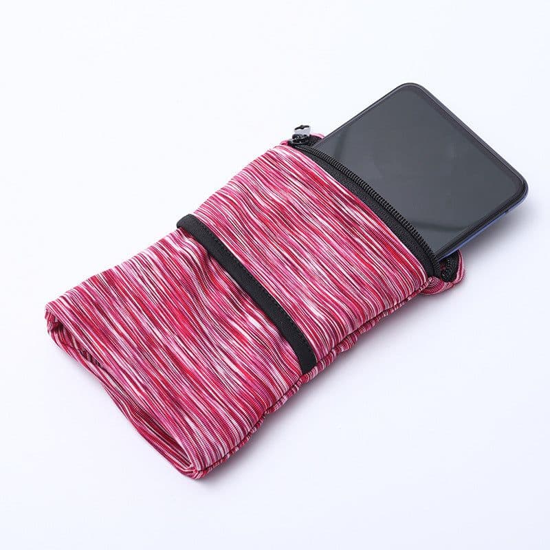 image-Mei Huichen Arm Bag - Running Sports Wrist Bag Black