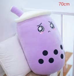 image-Cute Fruit Drink Plush Stuffed Soft Strawberry Milk Tea Plush Boba Tea Cup Toy Bubble Tea Pillow Cushion Kids Gift