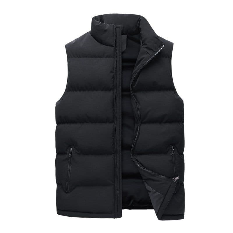 image-Men's Padded Vest - Dark Blue Slim Fit 5XL