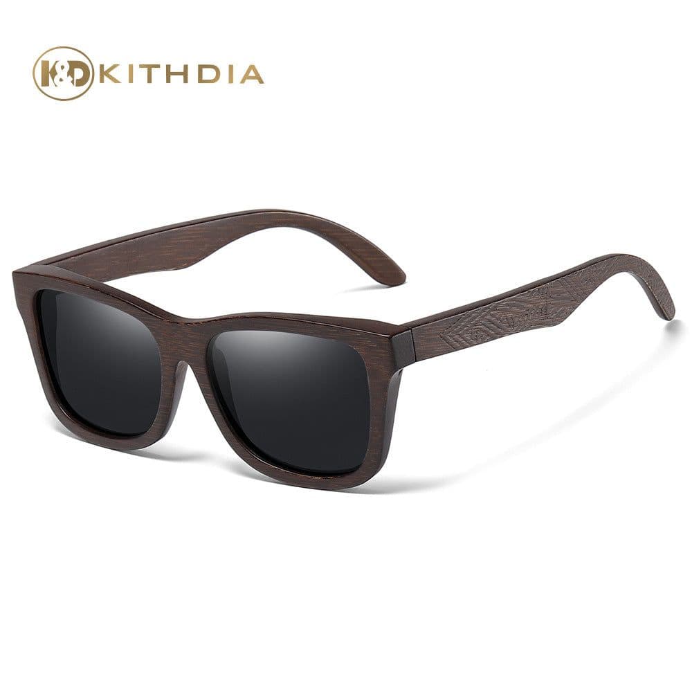 image-KITHDIA Vintage Polarized Sunglasses - Brown Oval