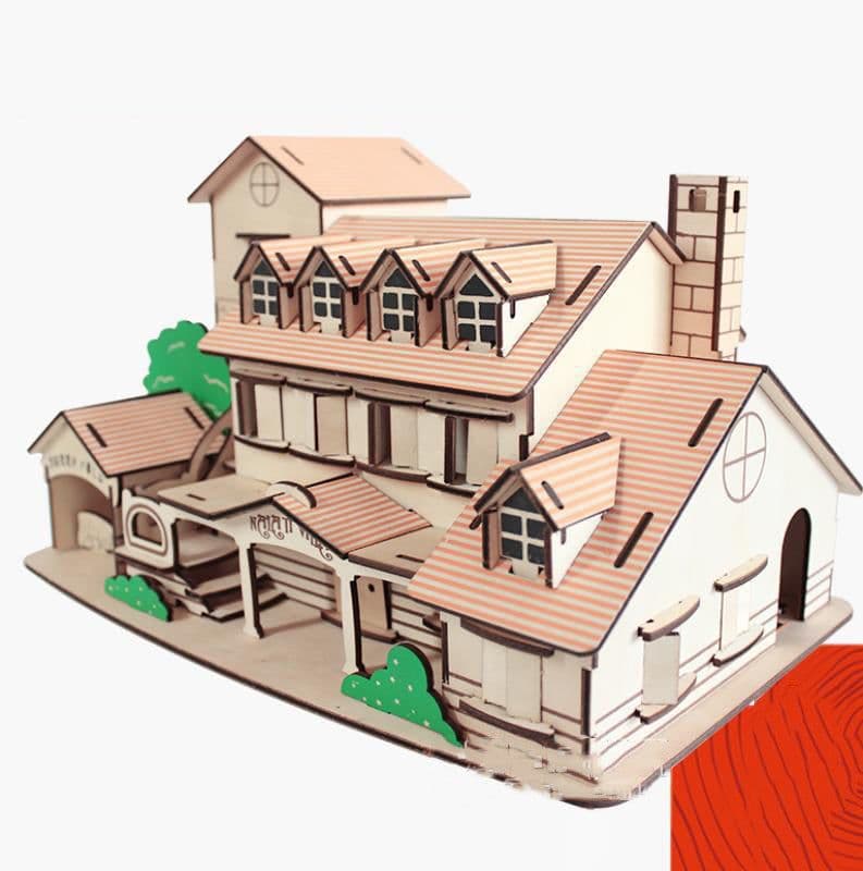 image-Decoration wooden puzzle