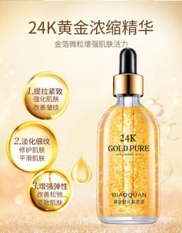 image-24k Gold Facial Essence - Anti-Wrinkle Firming Skin Solution - Universal Use