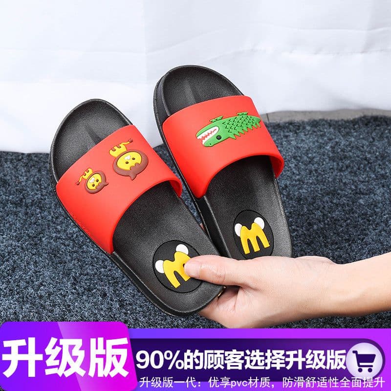 image-Kids' Summer Slippers - Spider-Man Brown, Size 40, Non-Slip, Cartoon