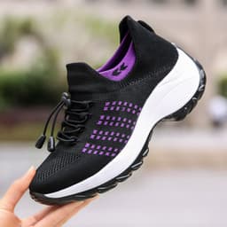 image-Spot cross-border large size women's shoes wedge heightening rocking shoes cold sticky high quality women's shoes dance leisure