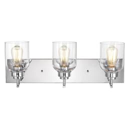 image-CHLOE Lighting THIERRY Transitional 3 Light Chrome Bath Vanity Fixture 24" Wide