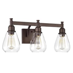 image-CHLOE Lighting HUDSON Transitional 3 Light Oil Rubbed Bronze Bath Vanity Fixture 23" Wide
