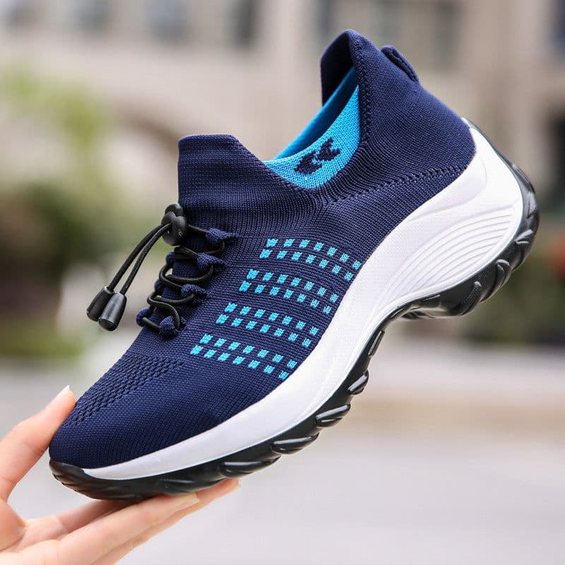 image-Spot cross-border large size women's shoes wedge heightening rocking shoes cold sticky high quality women's shoes dance leisure