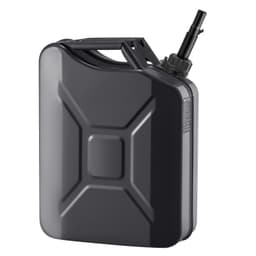 image-VEVOR Metal Fuel Container, 5.3 Gallon, Fuel Jerry Can with Spout and Comfort Handle, 6 L/min Max Flow Rate, Leakproof & Corrosion-resistant Metal Gas Tank Most Cars Motorcycle ATV UTV, Black