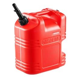 image-VEVOR Fuel Container, 5 Gallon, Gas Tank with Spout & Clear Scale, 15 L/min Max Flow Rate, Secure & Leak-proof, Portable Flat Fluid Container for Most Cars Motorcycle ATV UTV, Red, 1 Pack