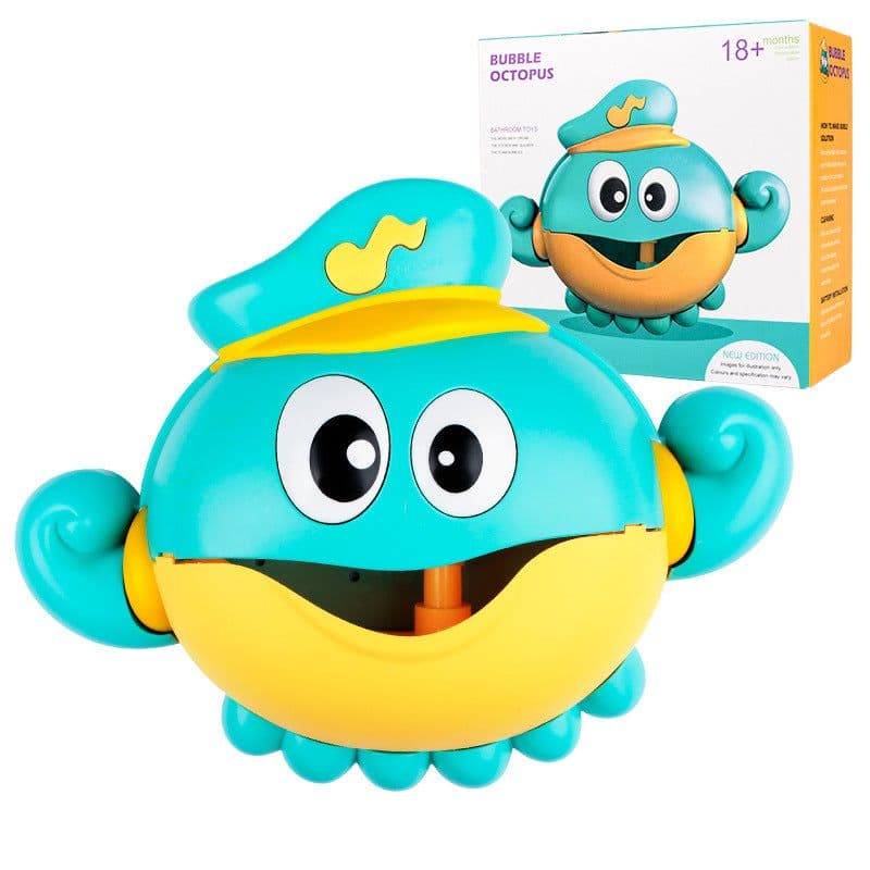 image-Electric Bubble Bath Toy - Octopus Frog Crab