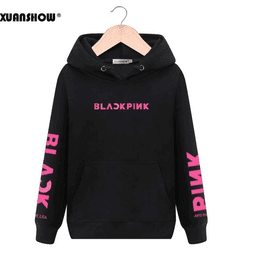 image-Ink Kim Ji Soo JISOO Park Chae Young LISA Kim Ji Ni around the same sweater men's and women's hoodies