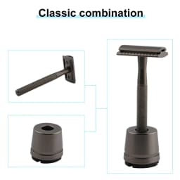 image-Amazon hot style manual vintage razor set men's razor vintage metal razor