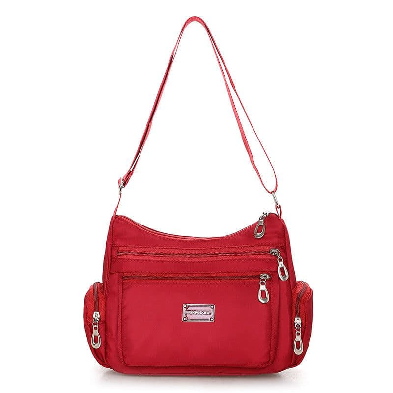 image-Women's Shoulder Bag Nylon Purple Fashion Casual
