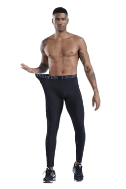 image-JACK CORDEE Men's Gym Tights - Gray XXXL Moisture Wicking