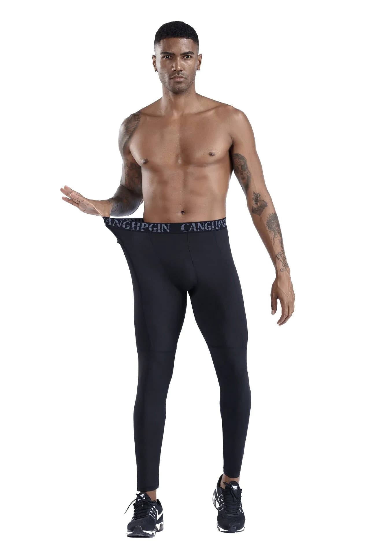 image-JACK CORDEE Men's Gym Tights - Gray XXXL Moisture Wicking
