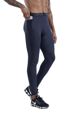 image-JACK CORDEE Men's Gym Tights - Gray XXXL Moisture Wicking