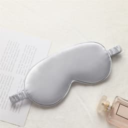 image-New double-sided imitation silk sleep eye mask shading elastic strap travel eye mask summer breathable beauty eye mask