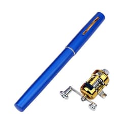 image-Fishing Rod Portable 1m Aluminum Alloy FRP