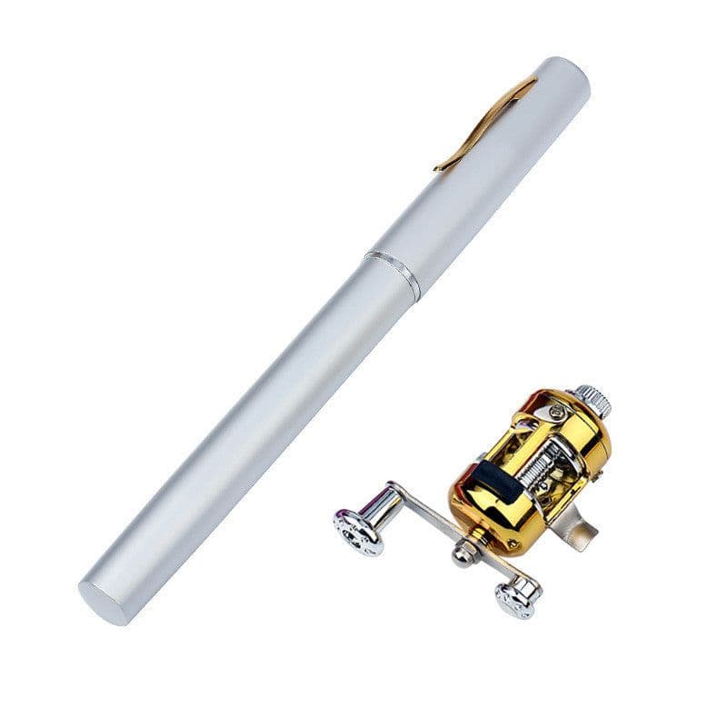 image-Fishing Rod Portable 1m Aluminum Alloy FRP