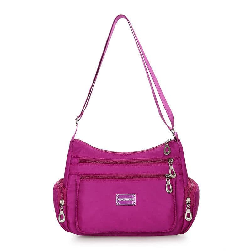 image-Women's Shoulder Bag Nylon Purple Fashion Casual