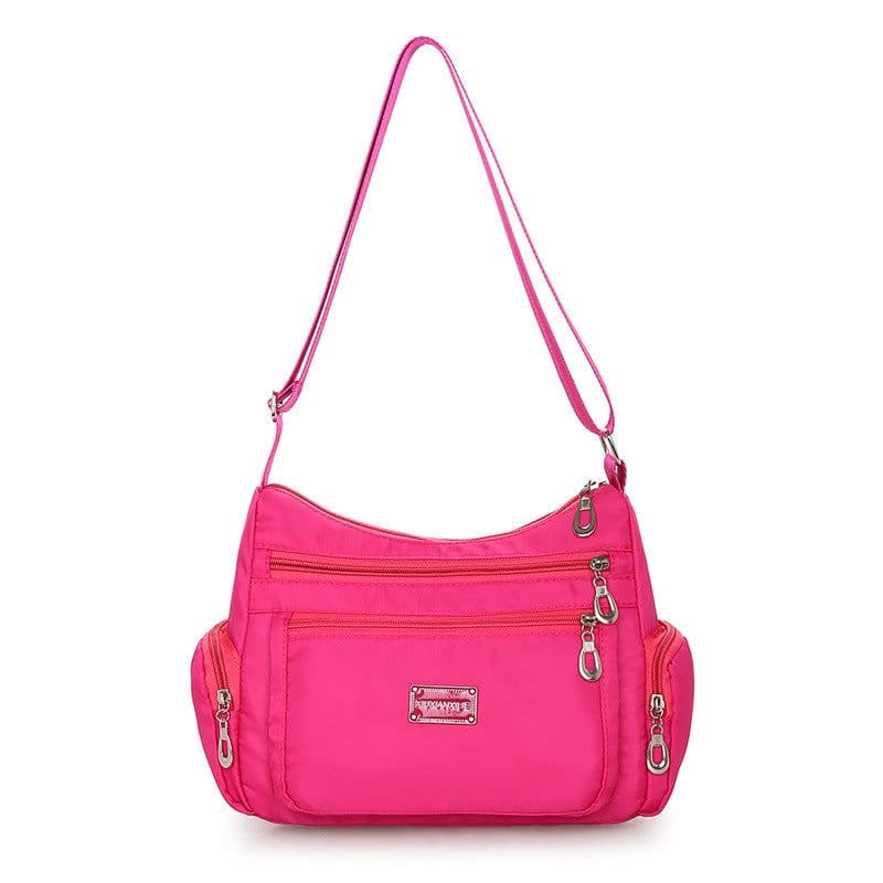 image-Women's Shoulder Bag Nylon Purple Fashion Casual