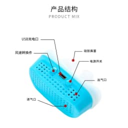 image-New CPAP Portable Anti Snoring Nose Ventilator for Nasal Congestion Relief