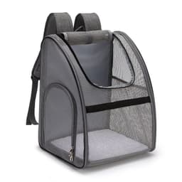 image-Pet Carrier Backpack - Black Large Breathable